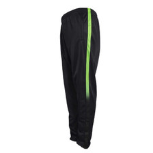 Sublimated Sports Track Pants | Black+Lime