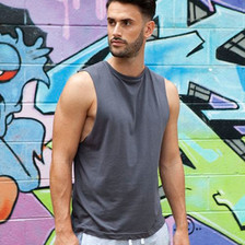 ENVY | Muscle Tank Sleeveless Tee with Low Cut Sides