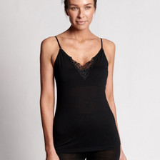 Ladies E Wool (Merino Wool) Lyocell Blend Camisole with Motif