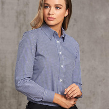 Shop Plain Ladies Multi Tone Check Long Sleeve Shirts Online