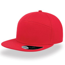 Red | Shop Premium 7 Panel Chino Flat Cap