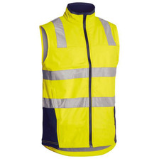 Bisley Mens Taped Hi Vis Soft Shell Vest
Showerproof | Bonded internal fleece in Yellow