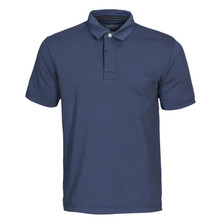 Mens Modern Jersey Cotton Polo - Blue