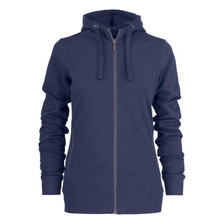 Womens Plain Terry Cotton Hooded Jacket