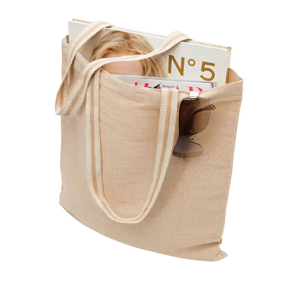 Plain Jute Tote Bags Natural