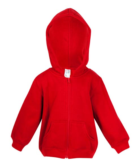 Baby Plain Red Hoodie | Blank Clothing
